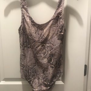 NWOT SMYM Swimsuit snakeprint